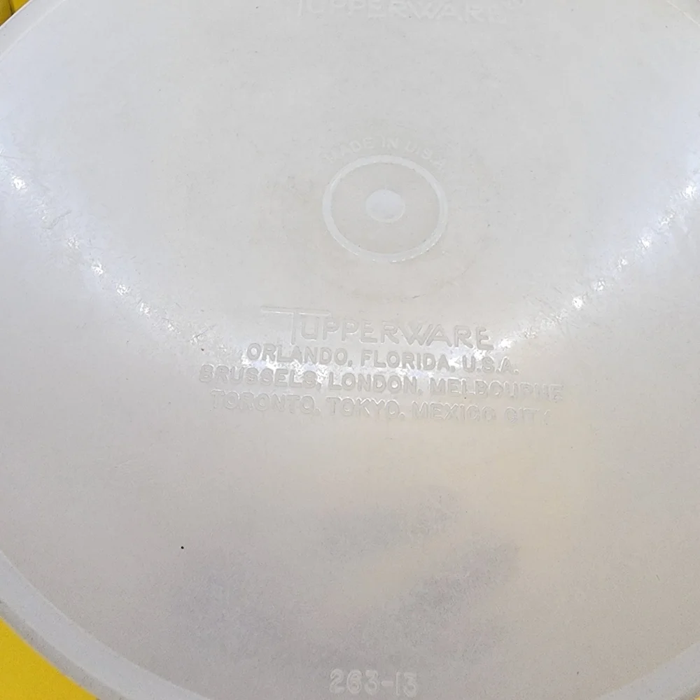 Tupperware Vintage Round Containers Food Storage Canister